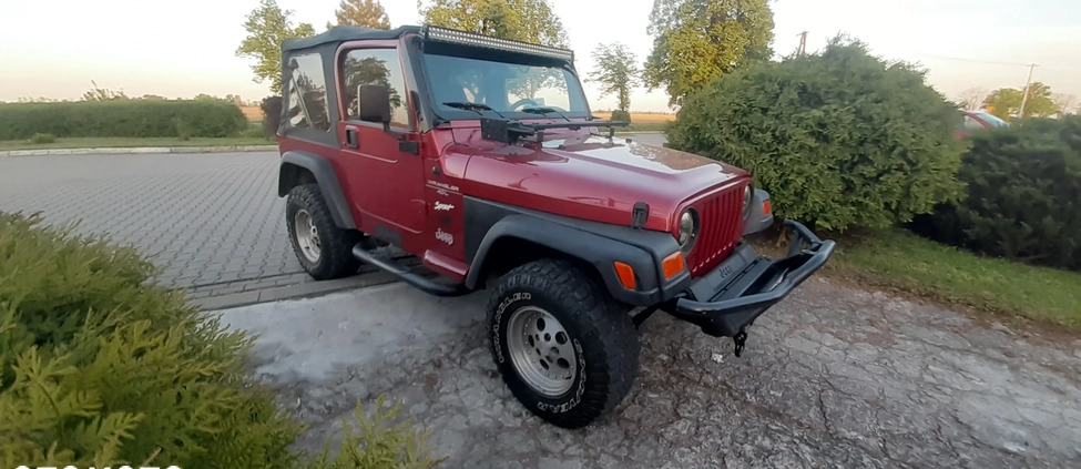 Jeep Wrangler cena 52000 przebieg: 220000, rok produkcji 1998 z Gniezno małe 211